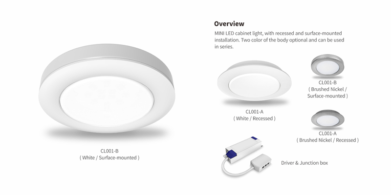 ADAYO led cabinet downlights