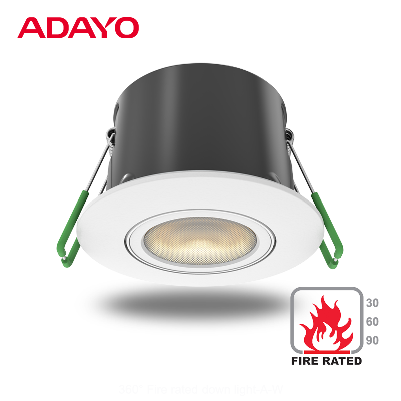 Fire rated down lights wholesale, 6W CCT3, dimmable ceiling spotlights OEM/ODM