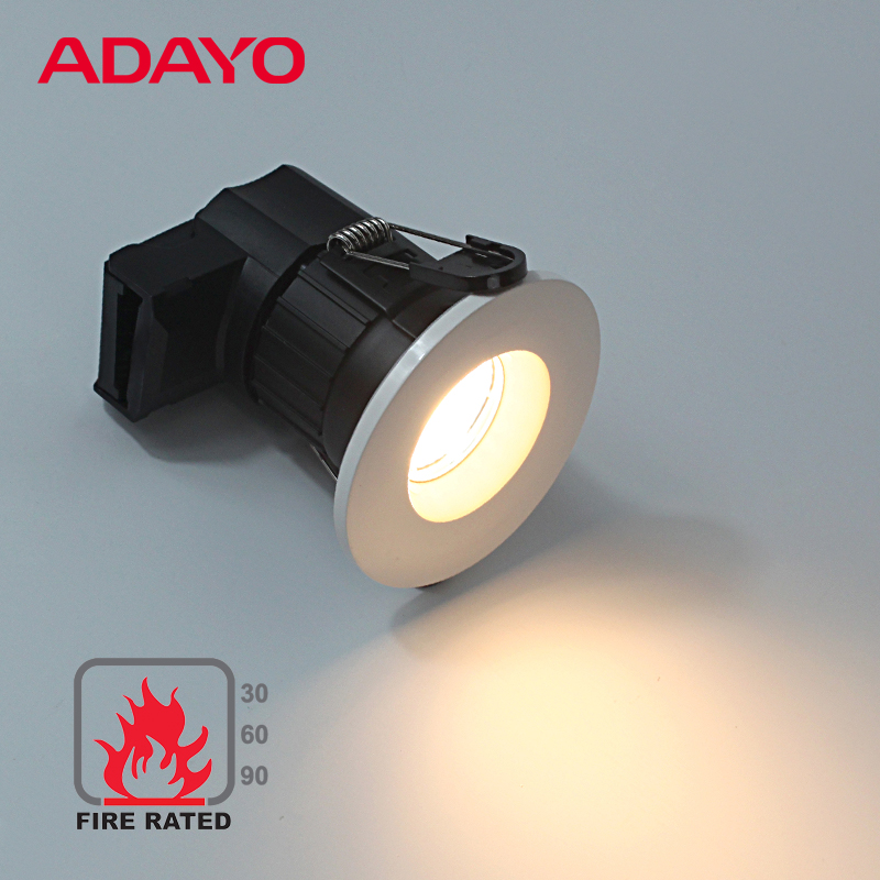 Fire rated downlight custom, 8.5w 680lm A02 CCT3, dimming  spotlight wholesale