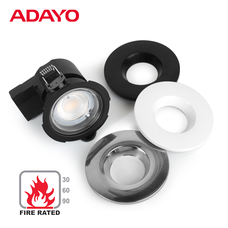 Fire rated downlight custom, 8.5w 680lm A02 CCT3, dimming  spotlight wholesale