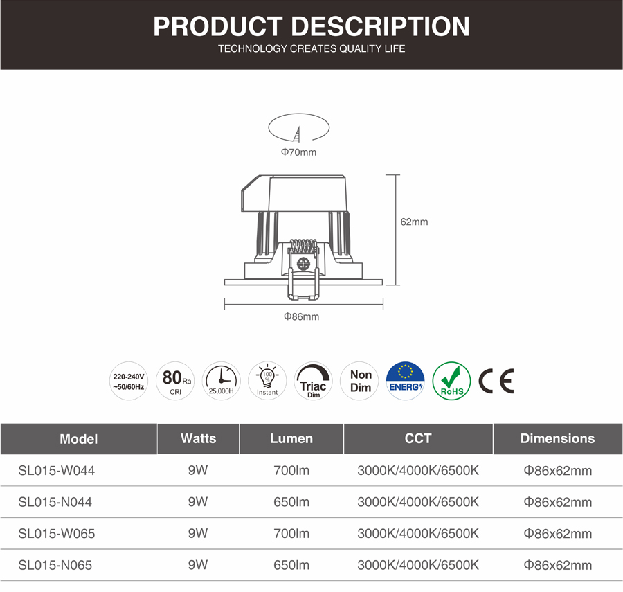 ADAYO spotlight recessed lighting