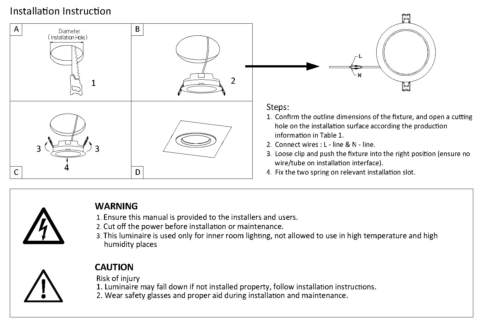 ADAYO round led downlight