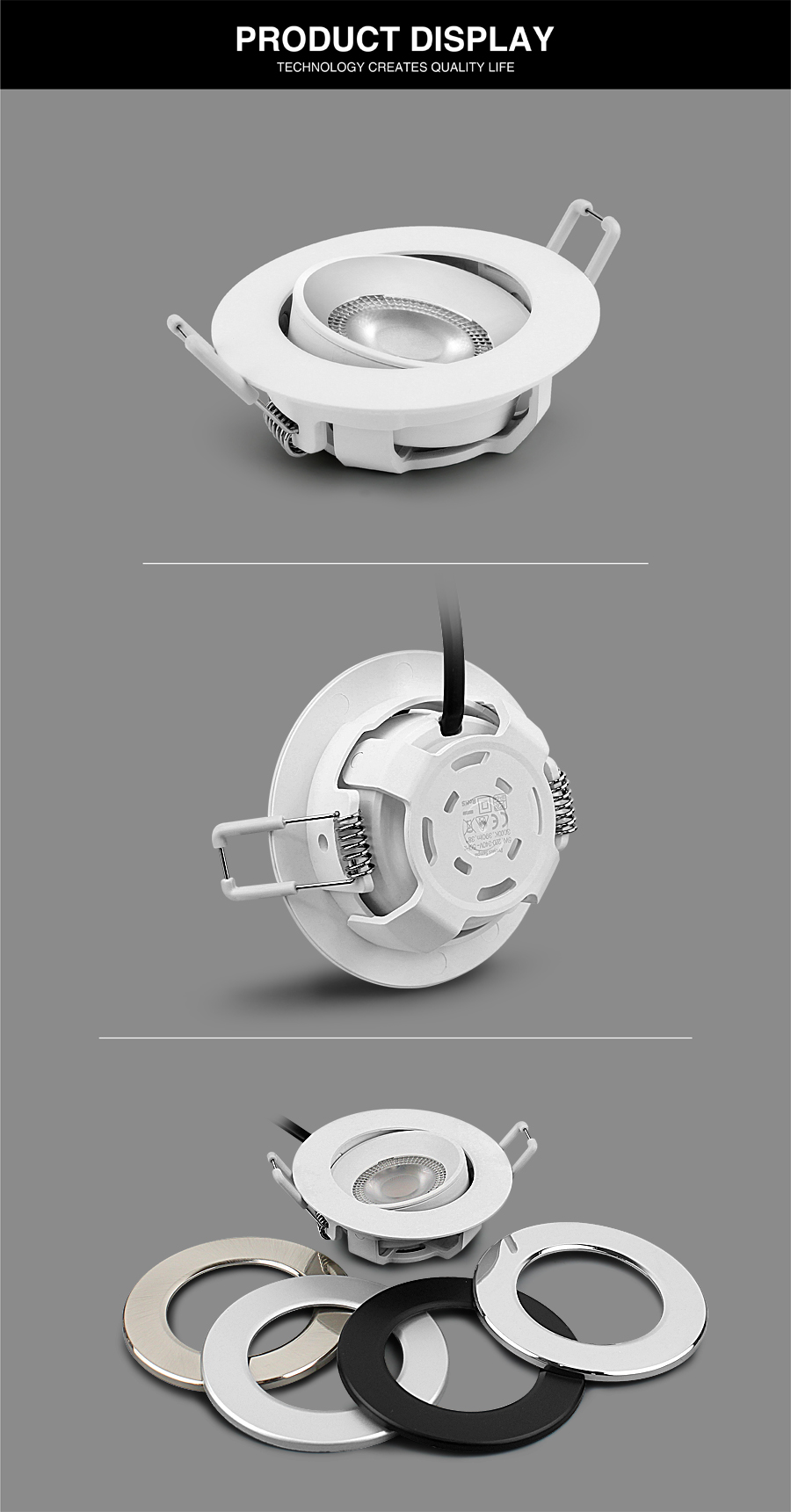 ledrecesseddownlight5w