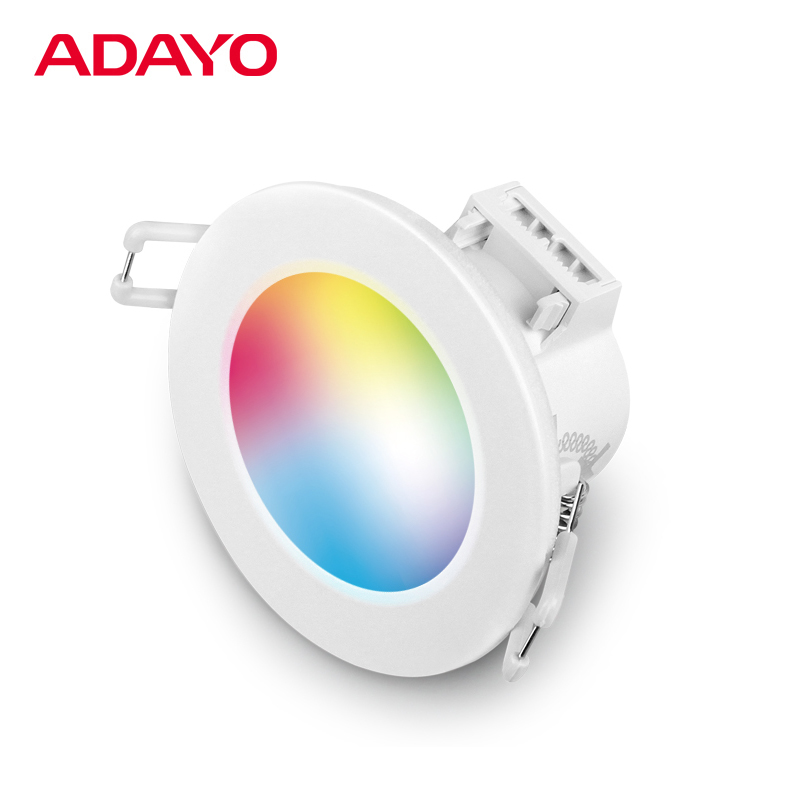 Smart LED downlights 4.8W beam angle 100° with TUYA smart system