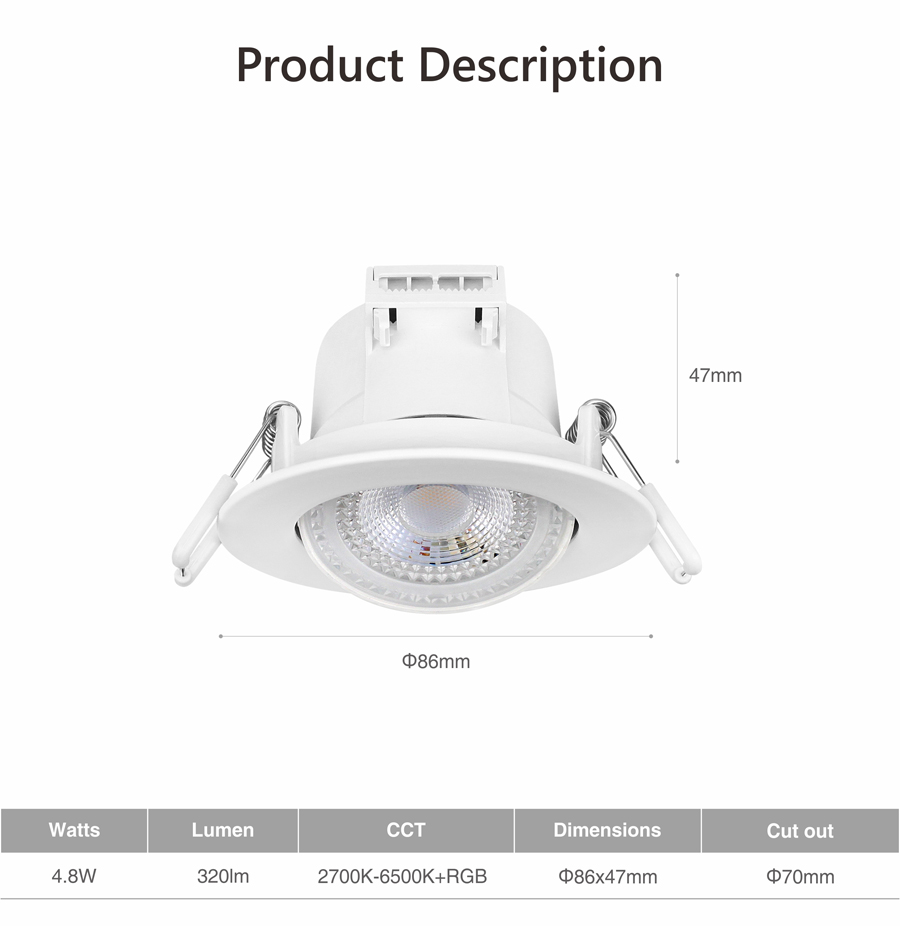 ADAYO smart LED recessed lights