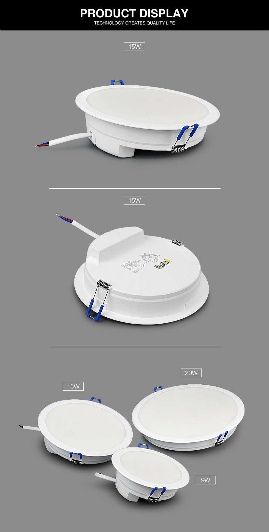 ADAYO round led downlight