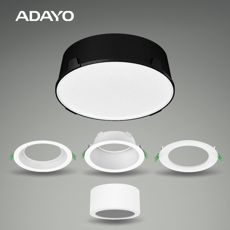 LED surface mount downlight 24W 3000K dimming with lifespan 50000hrs