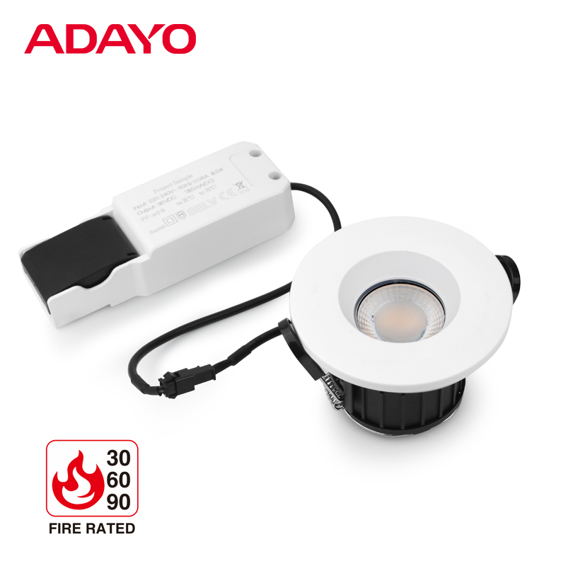 WiFi LED downlights 8.5W 700lm fire rated downlight