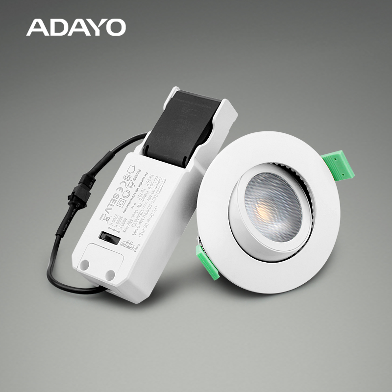 ROLAND 360° adjustable spotlights 8.5W CCT3 with lens