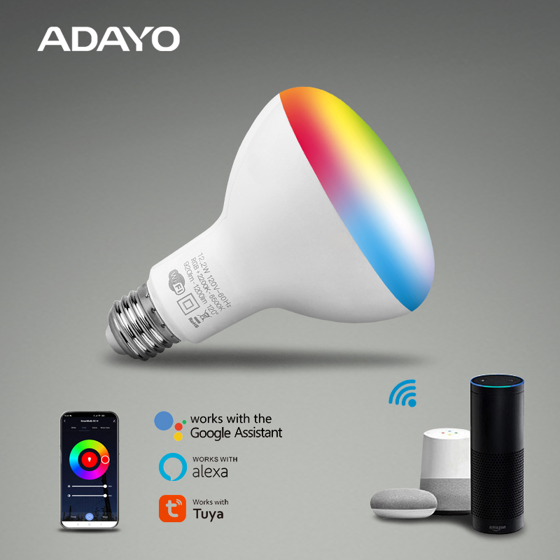 Smart light bulb BR30 12.5W RGBCW with TUYA system