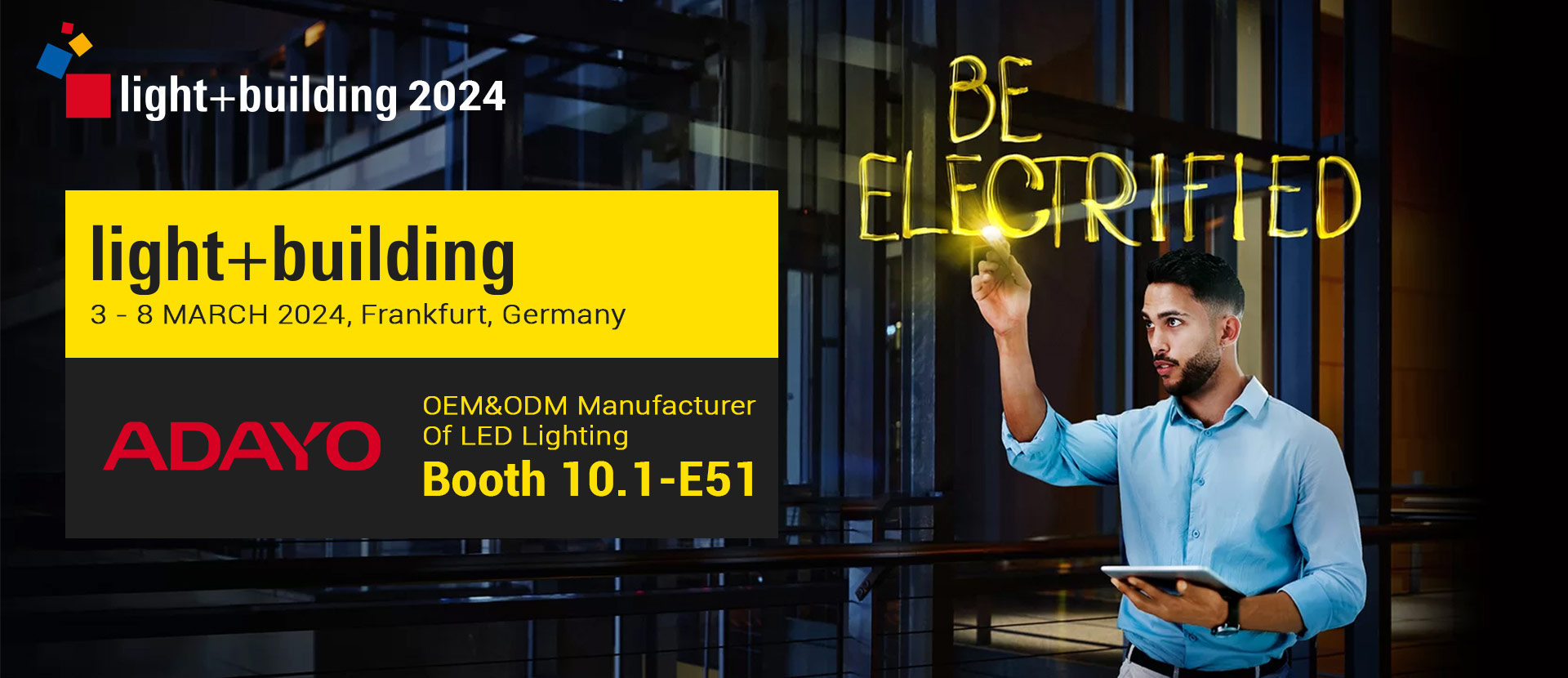LED lighting manufacturer Ligting+Building 2024