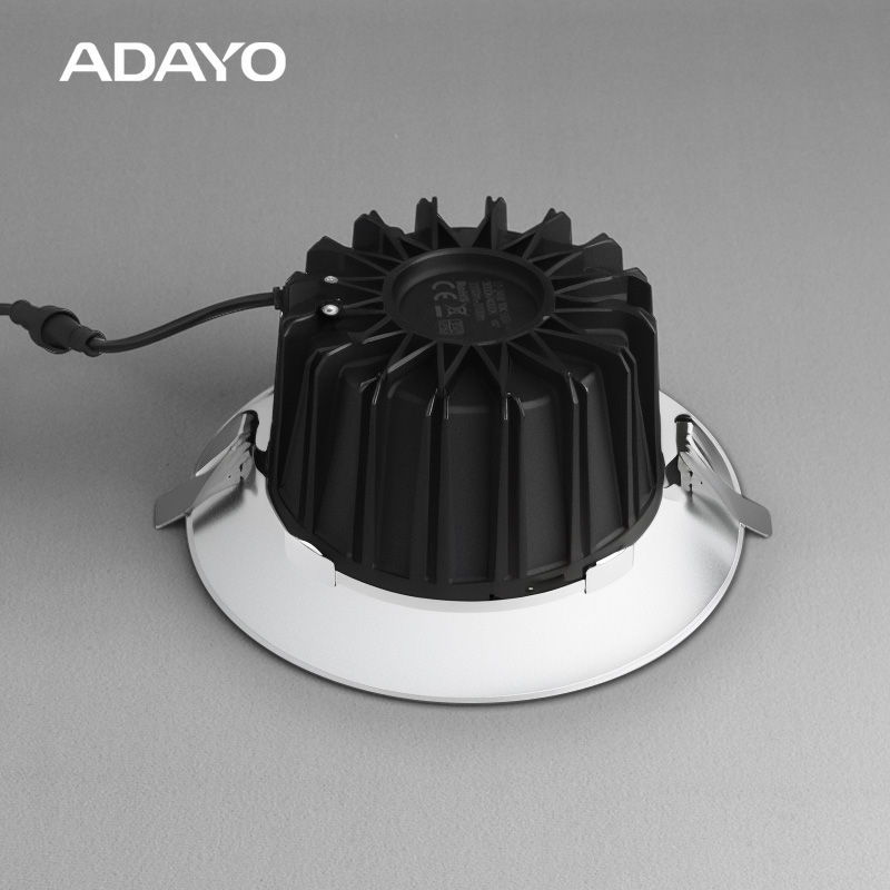 STARK-C die casting downlight with reflector and COB version